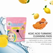 Alvantor Kojic Acid and Turmeric Cleansing Pads for All Skin Types, 40 Piece