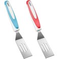 thumbnail image 1 of Mini espátula para servir brownie, espátula para cortar y servir de acero inoxidable, espátula para galletas, mini volteador de huevos (azul naranja) (2 piezas) ZefeiWu 8390614898899, 1 of 1