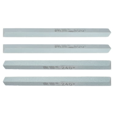 4pcs Knife Sharpening Stone Set 240/400 Grit Triangle Knife Sharpening Stone