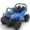 thumbnail image 2 of iRerts 12v Ride on Cars with Remote Control, Electric Ride on Toys UTV for Kids Boys Girls Ages 3-5 Gifts, Kids Cars Ride on Vehicles with Bluetooth, MP3 Music Playback, LED Light, Horn, Blue, 2 of 7