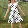 thumbnail image 4 of Eltusu Girls Dresses, Crewneck Printed Casual Sleeveless Summer Clothes Black Size 7-8 T, 4 of 6