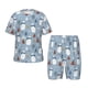 thumbnail image 1 of Balery winter Scarf beer Conjunto de Pijama Infantil de Manga Corta con Estampado – Ropa de Dormir de Algodón Suave-4X-Large, 1 of 6