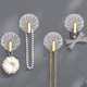 thumbnail image 1 of unbranded 8Ud Adhesivos Transparentes Para Colgar Toallas Y Ropa Con Decorativo De Concha, 1 of 8