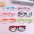 thumbnail image 3 of Kids Anti-blue Light Glasses Children Boys Girls Transparent Round Computer Goggles Eye Protection Ultralight Frame Eyewear Blue, 3 of 6