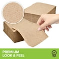 thumbnail image 3 of Brown Napkins Disposable, Paper Napkins Everyday 500 Count, Compostable, Biodegradable, Eco-Friendly, Tan Napkins Bulk for Commercial Restaurants, Dinner Parties, Crafts, 3 of 7