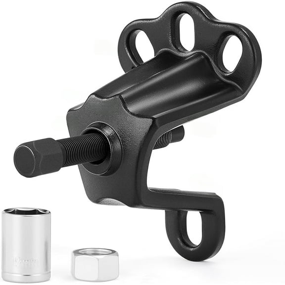 Universal Front Wheel Hub Puller Set for 3-3/4 to 4-1/2 Inch IDs, Rear Axle Puller Kit for 4-1/2 to 5-1/2 Inch IDs, Flange Type Axle Remover Tool with 5/8 inch x 18 Forcing Bolt
