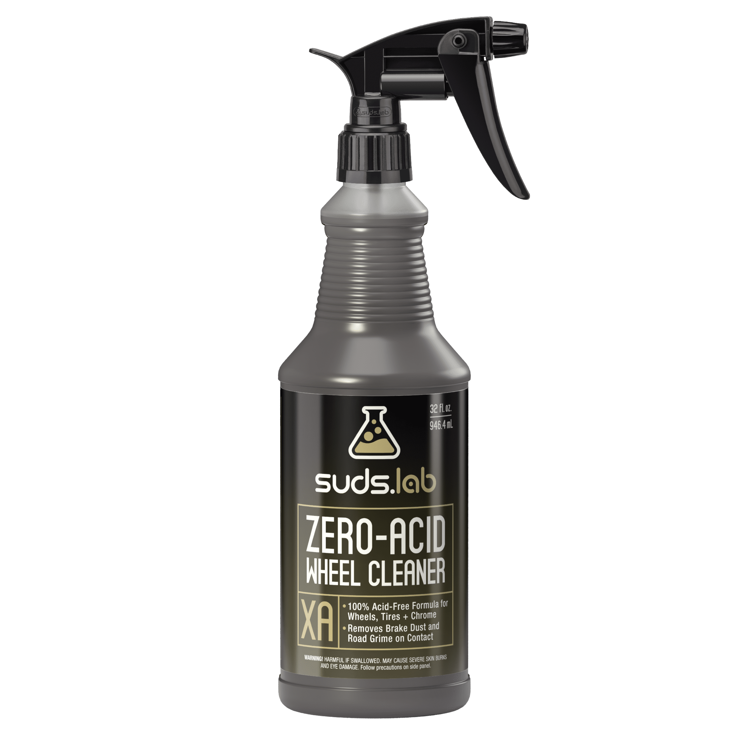 (2 pack) Suds Lab XA Zero-Acid Wheel Cleaner, pH Balanced Brake Dust Remover, 32 fl oz