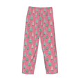 thumbnail image 3 of Lsque Pastel Christmas Trees on Pink Print Men's Pajama Pants, Lounge Pant - Comfortable Home Wear,Elastic Waistband, Stylish Design-Medium, 3 of 9
