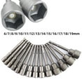 100mm Long 6mm19mm Hexagon Nut Driver Drill Bit SoFor CKet Wrench