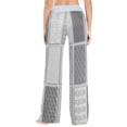 thumbnail image 4 of X-Large Women's Comfy Casual Pajama Pants Stretch Fabric Suitable for Yoga Pants Hippie Pants，The Best Holiday Gifts for Women Hexagon, 4 of 7