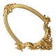 thumbnail image 2 of 1 espejo colgante con relieve vintage, espejo decorativo creativo para el hogar, dorado, 2 of 5