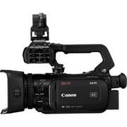 Canon XA70 UHD 4K30 Camcorder with Dual-Pixel Autofocus ECM-VG1 Microphone MDR-7506 Headphones HD Video Monitor 128GB Memory card 2 Extra batteries Extra Charger Filters & International Model