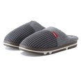 thumbnail image 3 of Vedolay Mens House Slippers Comfort Slip On House Slippers for Men Winter Shoes Grey,40, 3 of 5