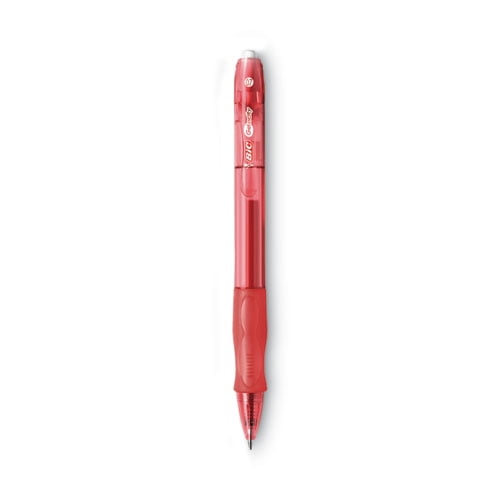 Gel-Ocity Gel Pen, Retractable, Medium 0.7 Mm, Red Ink, Translucent Red Barrel, Dozen | Bundle of 5 Dozen
