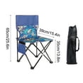 thumbnail image 3 of Shetay Camping Chair,Iron Bracket Folding Small Chair Portable Camp Chair for Outdoor BBQ Camping Fishing Hiking Gardening and Beach, Camping Seat with Carry Bag L, 3 of 9