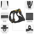 thumbnail image 6 of Gaeub Tangerine Gaeub Tangerine No Pull Dog Harness, Secure and Adjustable Pet Vest for Outdoor Activities - Medium, 6 of 9