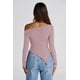 thumbnail image 2 of Remera PRETTYGARDEN Y2K Top Asimétrico con Hombros Descubiertos XS, 2 of 9