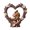 Multicolor, variant on Wooden Couple Heart Sculpture Romantic Wood Art Figurine Home Room Decor for Valentines Day Christmas,Gift For Husband Wife Boyfriend Girlfriend Meaningful Display Piece Keepsake