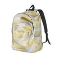 thumbnail image 2 of Balery White Rose Vintage Canvas Backpack for Men and Women - Large Capacity, Durable Travel Laptop Bag for School, Work, Hiking, and Outdoor Activities, 2 of 7