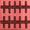 thumbnail image 1 of Ahgly Company Machine Washable Indoor Square Southwestern Red Country Area Rugs, 3' Square, 1 of 4