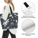 thumbnail image 3 of Balery Space Cars Bolsa Tote Estilo Estético con Cremalleras, Bolsa de Hombro, Bolsa de Compras Grande y Plegable, 3 of 8