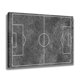 thumbnail image 2 of Póster de lienzo con fondo de pizarra de campo de fútbol, decoración de dormitorio, paisaje deportivo, decoración de oficina, regalo, estilo marco, 12 x 18 pulgadas (30 x 45 cm), 2 of 8