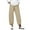 Khaki, variant on Women's Cotton High Waist Straight Leg Pants, Loose Fit Casual Solid Color Trousers for Summer, Comfortable Breathable Long Pants for Daily Wear,Work,Leisure Activities and Outdoor Events Army Green