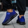 thumbnail image 7 of TOWED22 Toddler Sneakers Toddler Girls' Mesh Jogger Sneakers With Hook and Loop Strap Closure(Dark Blue,3.5), 7 of 7