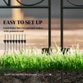 thumbnail image 4 of Outsunny 11.5' Decor Garden Fence for Border Edging, 4 Pack, Wavey Vines, 4 of 10