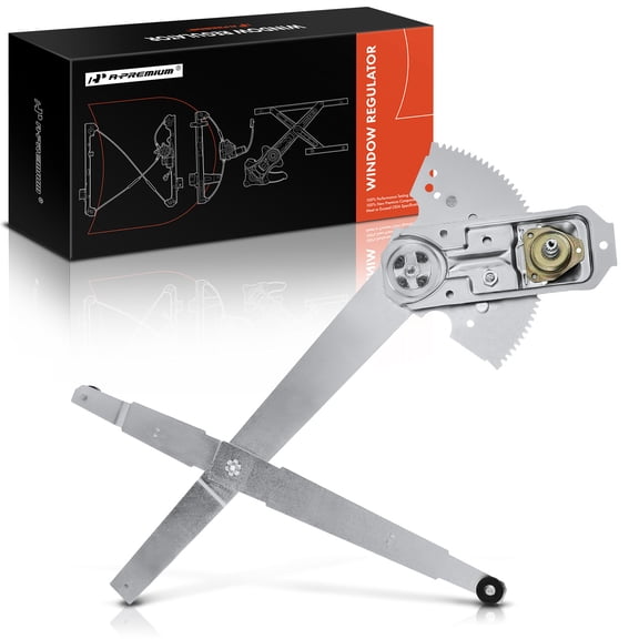 A-Premium Manual Window Regulator Compatible with Dodge Ramcharger D100 D150 D200 D300 D400 D450 W100 W150 W200 W300 Plymouth Front Left Driver Side