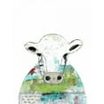 thumbnail image 3 of Ogren, Sarah 12x14 Black Modern Framed Museum Art Print Titled - Collage Cow II, 3 of 5