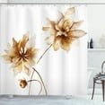 thumbnail image 1 of Ambesonne Watercolor Flower Shower Curtain, Flower Spring, 69"Wx84"L, Dark Yellow, 1 of 3