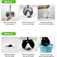 thumbnail image 6 of 28" Pooper Scooper, Foldable Dog Pooper Scooper with Unbreakable Material and Durable Spring for Grass and Gravel, Green, 6 of 7