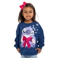 thumbnail image 4 of Disney Stitch Toddler Girls Holiday Graphic Sweatshirt, Sizes 12M-5T, 4 of 4