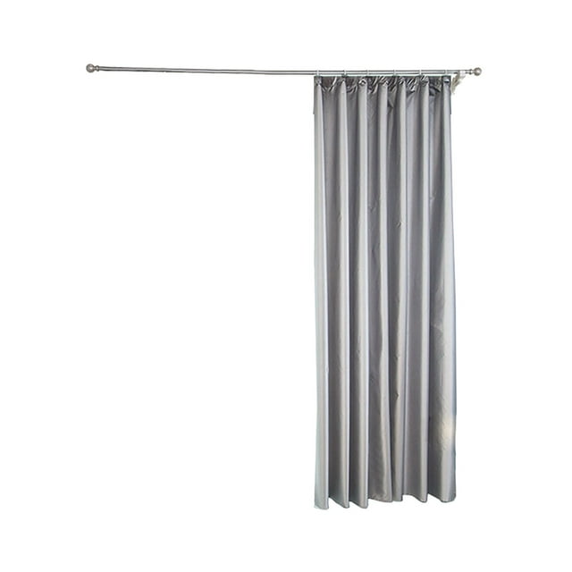Liquidation! Rideaux Argentés 75 Pouces de Long Panneaux à Onglets Arrière et Poche pour Tringle 2 Panneaux Rideaux pour Salon Rideaux Assombrissants