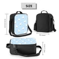 thumbnail image 2 of Lsque Goose White Flowers Lunch Bag Lunch Box for Women Men Reusable Insulated Lunch Tote Bag,Leakproof Thermal Cooler Sack Food Handbags Case High Capacity, 2 of 9