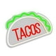 thumbnail image 2 of Luz nocturna con forma de comida, luces decorativas, luz LED USB con forma de comida para decoración de pared TACOS, 2 of 9