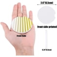 thumbnail image 2 of FMSHPON Geometric Yellow Stripes Gradient Set of 2 Car Coaster for Drinks, Absorbent Ceramic Stone Coasters Cup Mat with Cork Base for Home Kitchen Room Coffee Table Bar Decor, 2 of 5