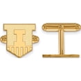thumbnail image 1 of 14K Yellow Gold 14Ky Logoart University Of Illinois Cuff Link (15 X 14) Made In United States 4y052uil, 1 of 5