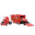 thumbnail image 3 of Movie Cars 2 3 Personajes Lightning Mcqueen & The King & Chick Hicks & Mack Truck Uncle Metal Die-cast Toy Cars Modelo Vehical para niños Regalos, 3 of 5