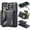 Black, variant on ELEHOLD Case for iPhone 15 Pro Max, Magnetic 2 in 1 Detachable Leather Wallet Case with Card Holder & Stand,Black