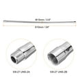 thumbnail image 2 of 24" Microphone Gooseneck 5/8-27 Thread Flexible Tube Extension, Silver Tone, 2 of 7