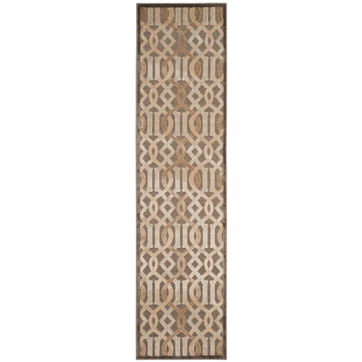 SAFAVIEH Paradise Luana Geometric Swirls Area Rug, Grey, 8' x 11'