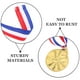 thumbnail image 2 of 6 medallas de fútbol para niños, premios de metal para concursos escolares, premios de fútbol para ceremonias, premios deportivos para niños., 2 of 6