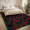 thumbnail image 3 of ODIKA 8'x10' Washable Area Rug Non-Shedding, Easy Care, Alt Dice Graphic Funky Aesthetic Streetwear Men Cartoon Anime Flowing Dynamic for King Size Bedroom Under Bed, Master Suite, 3 of 7