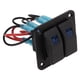 thumbnail image 2 of 2-Gang Toggle Switch, Multi Protection Blue Light Boat Rocker Switch Panel 12-24V For Trucks For SUV ANGGREK Otros, 2 of 8