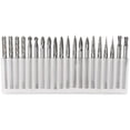 thumbnail image 1 of 20 brocas de carburo sólido de 3 mm para taladrar y grabar para amoladoras. Elementos básicos para trabajar la madera, 1 of 5