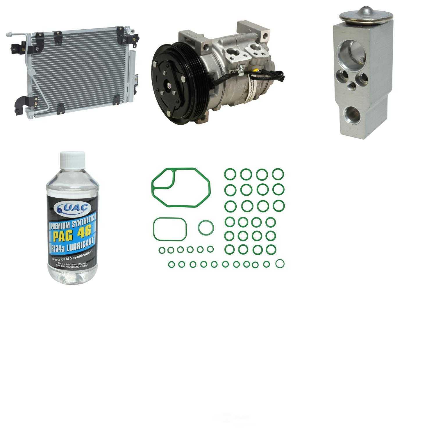 A/C Compressor and Component Kit -- Compressor-Condenser Replacement Kit Fits select: 1999-2003 CHEVROLET TRACKER