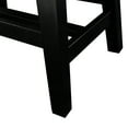thumbnail image 4 of Linon Renner 24" Saddle Backless Counter Stool, Black/Black Microfiber Cow Print, 4 of 8