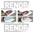 thumbnail image 2 of RENDR No Show Thru Sketch Pads for Drawing, Dual Sided Bleedproof, 11" x 14", Acid & Lignin Free, 80 Perforated pages, All Media, Heavy Weight 180 GSM, 2 of 7